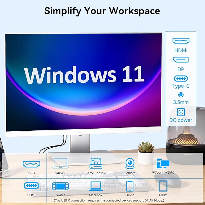 Touch Screen Monitor White